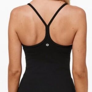 Lululemon High Neck Power Y Tank Black Size 8